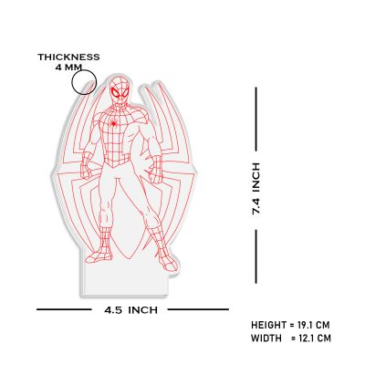 3D illusion Avengers Spiderman night lamp with Warm White Light Birthday Gift for Marvel Fans Gift for Avengers Lovers Kids Room Decor